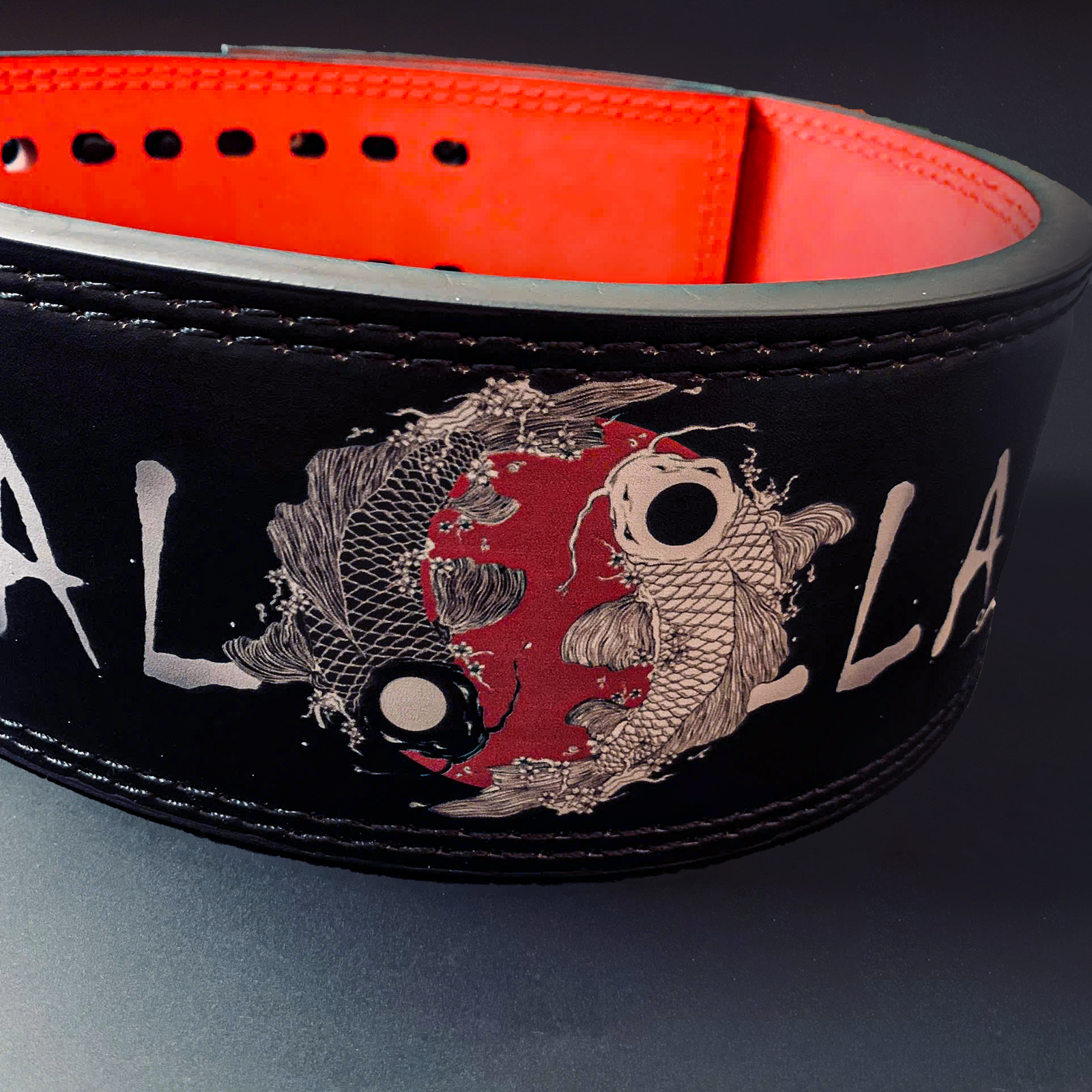 koi black lever belt koi black lever belt