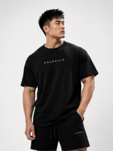 BODY BUILDING Oversize T-Shirt VALHALLA body building oversize t shirt valhalla