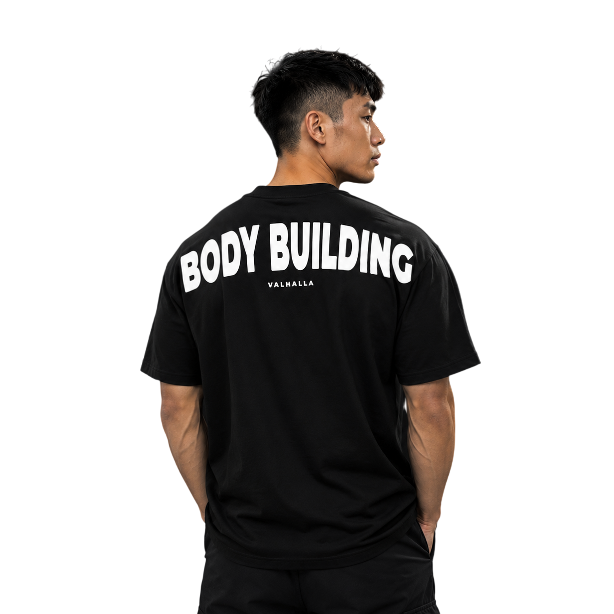 "made in gym" oversize t shirt valhalla (sao chép) bodybuilding áo gym