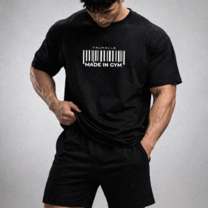 "MADE IN GYM" Oversize T-Shirt VALHALLA "made in gym" oversize t shirt valhalla