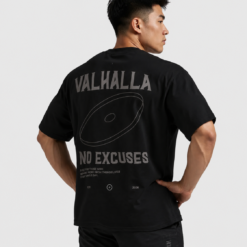 "no excuses" oversize t shirt valhalla