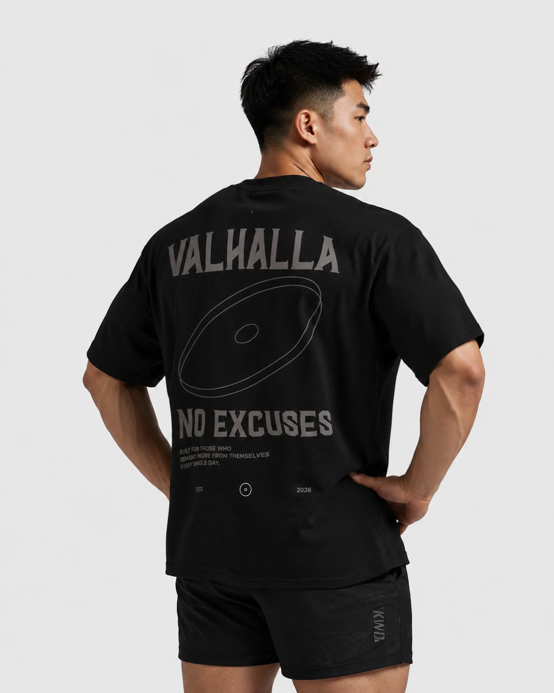 "no excuses" oversize t shirt valhalla "no excuses" oversize t shirt valhalla